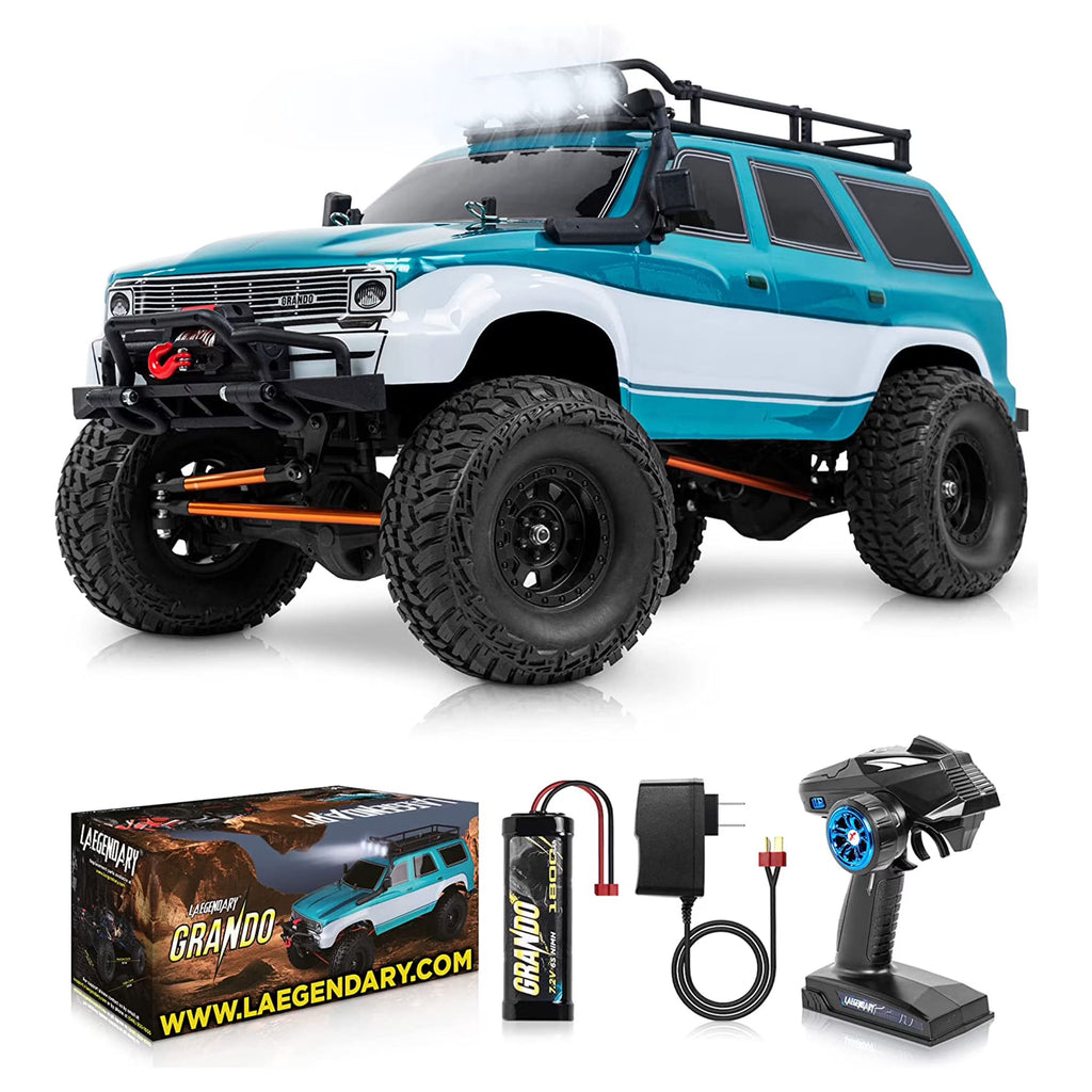 Blue-Green 1:10 Scale RTR RC Rock Crawler Q4096