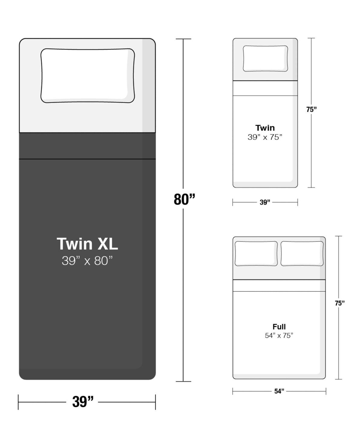 Twin XL Hybrid Gel Memory Foam and Spring Mattress B13353