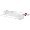 White Plastic Lap Tray with Easy Grip Handles K377054