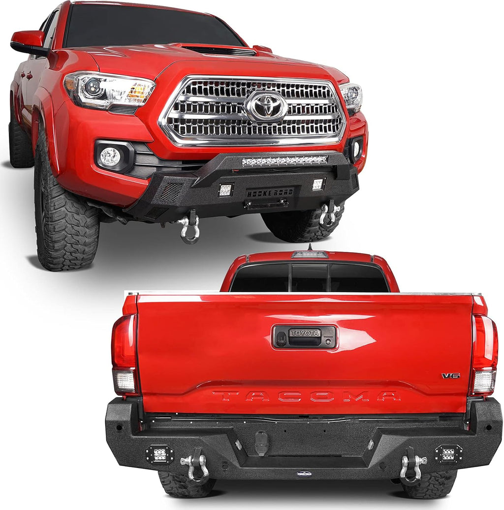 Stubby Front Bumper & Full Width Rear Bumper Kit for Toyota Tacoma 3rd Gen J231534