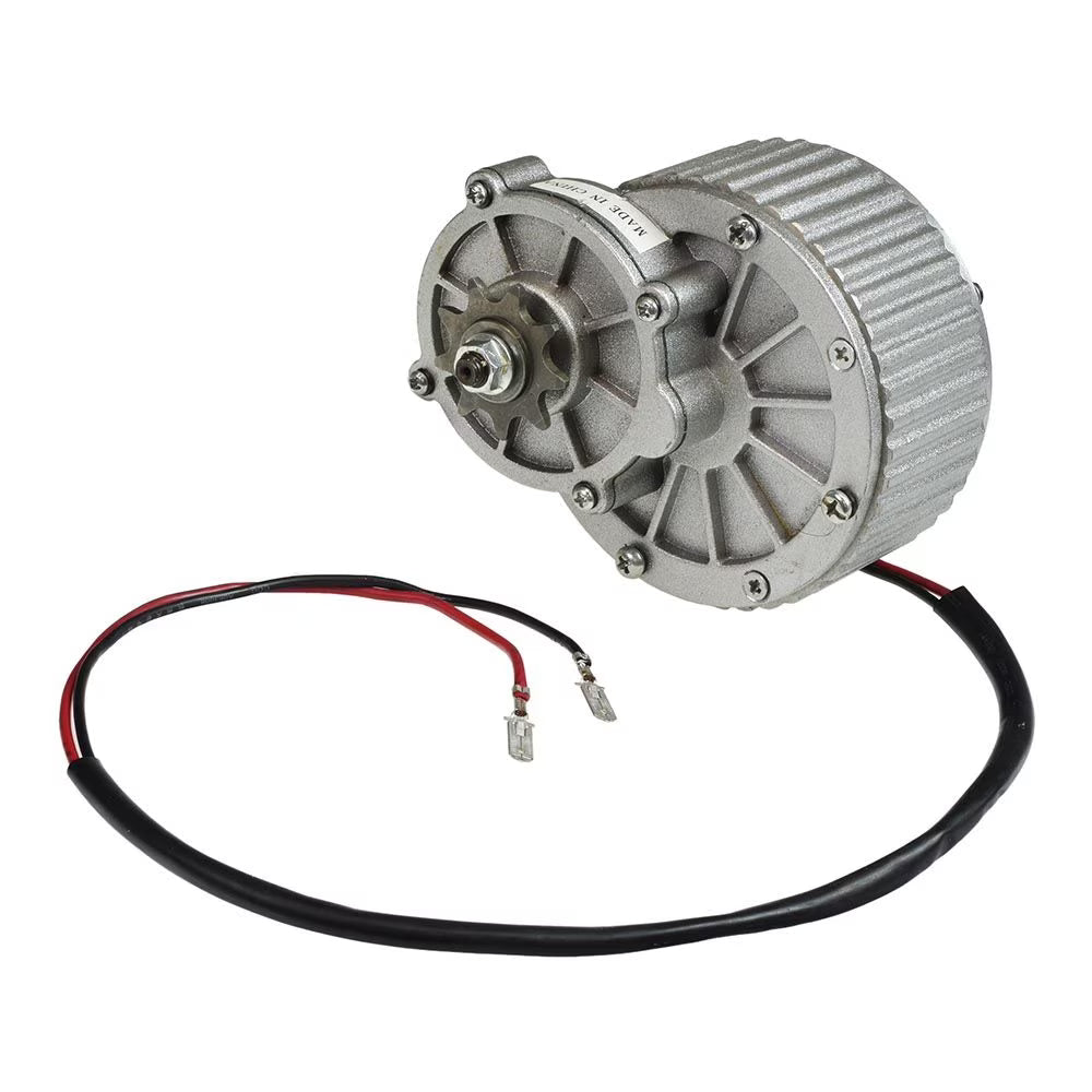 24 Volt 250 Watt Gear Reduction Electric Motor with 9 Tooth Chain Sprocket J893584