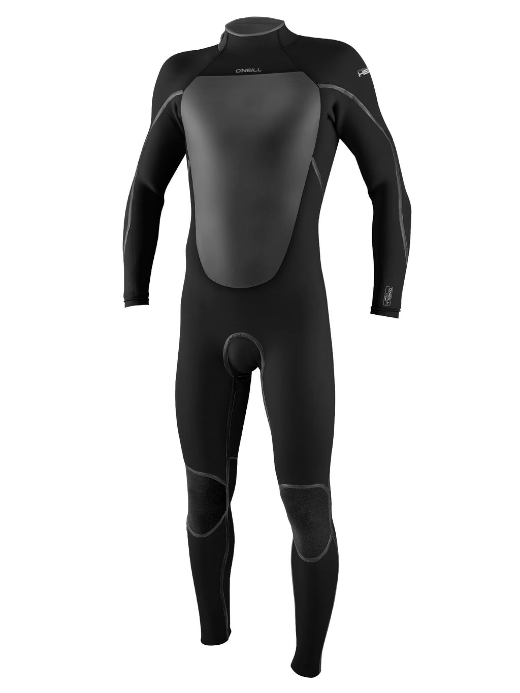 Men's 4/3mm Back zip Full Wetsuit Black Z6946