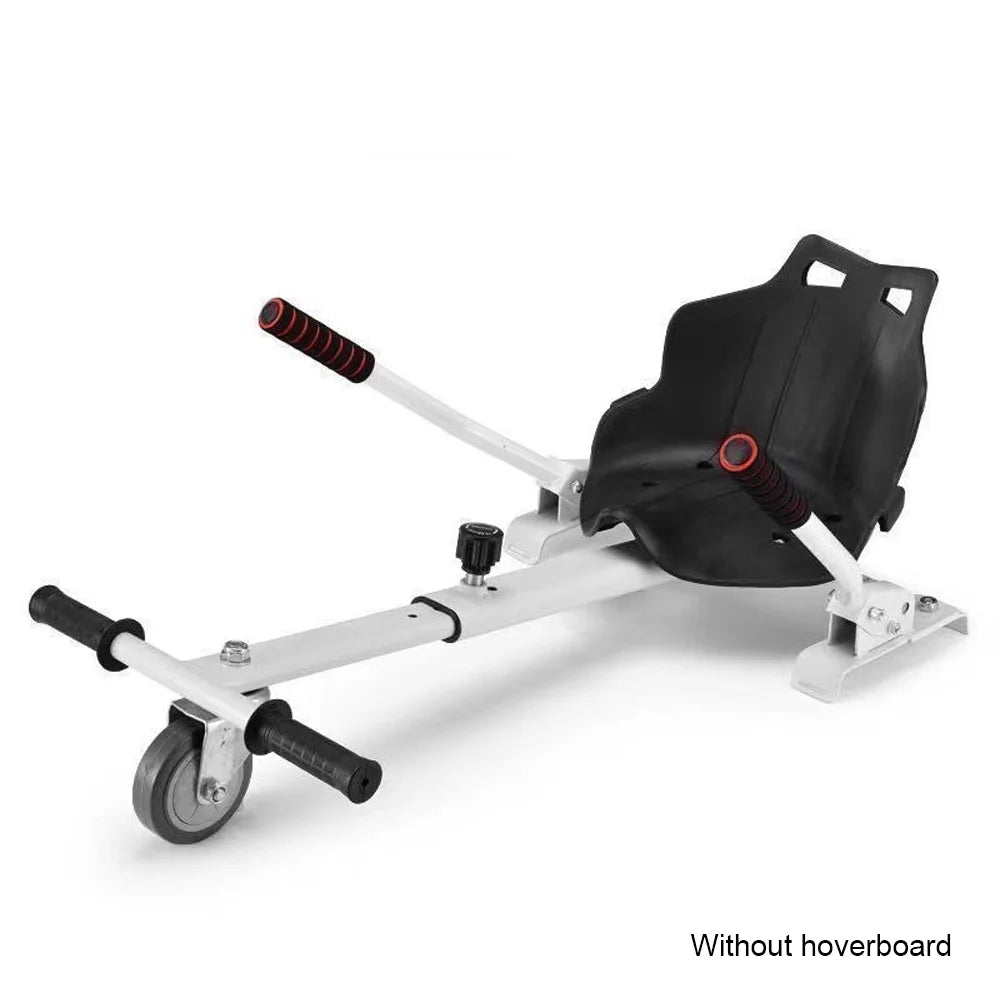 Hoverboard Attachment Adjustable Scooters Hand-Operated Seat Rear Wheel W671