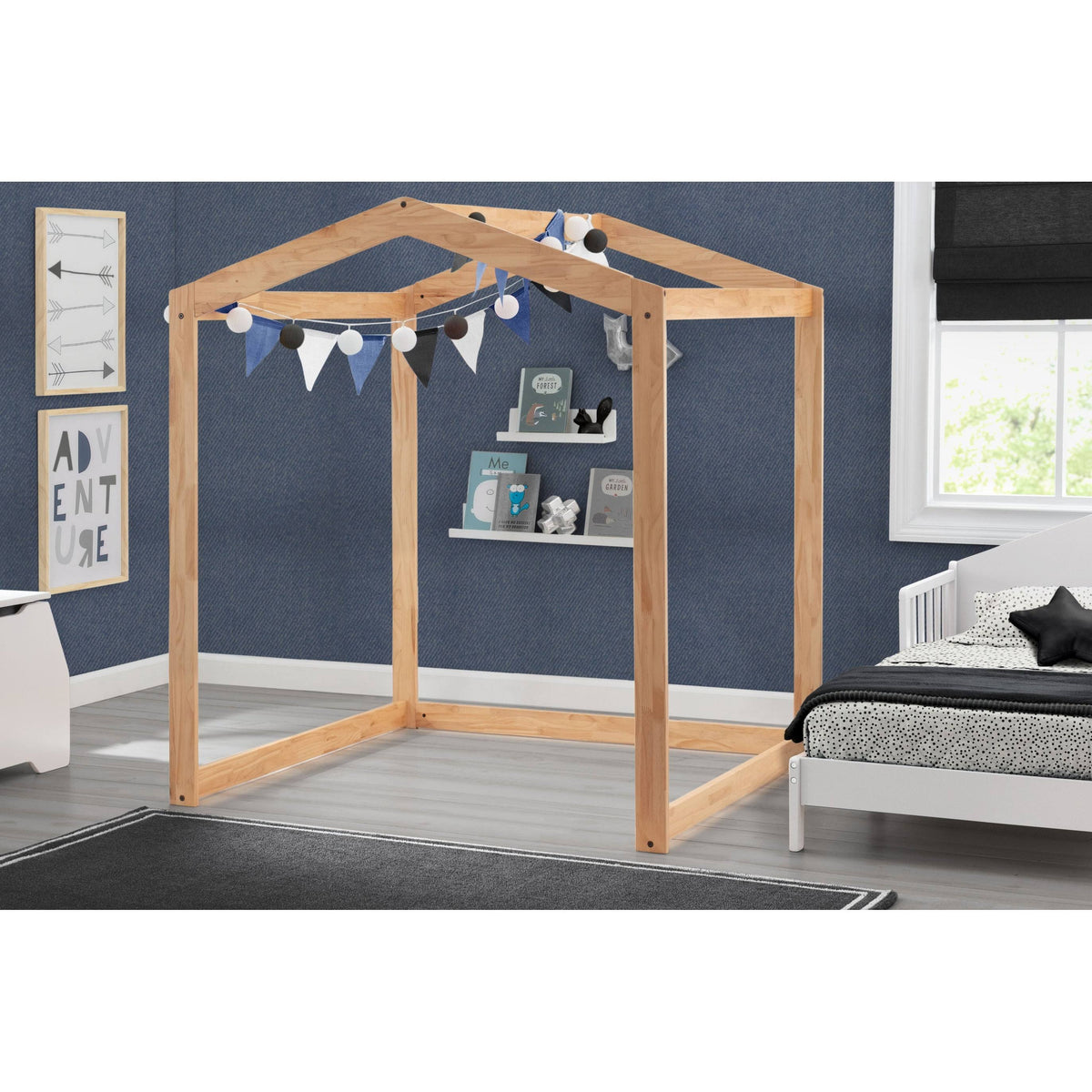 Natural Wood Indoor Playhouse C293