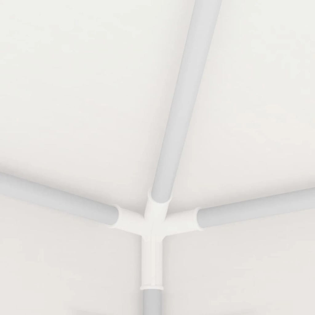 White Party Tent with 4 Mesh Sidewalls J6627