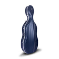 Blue ABS Molded Cello Case with Wheels K64487