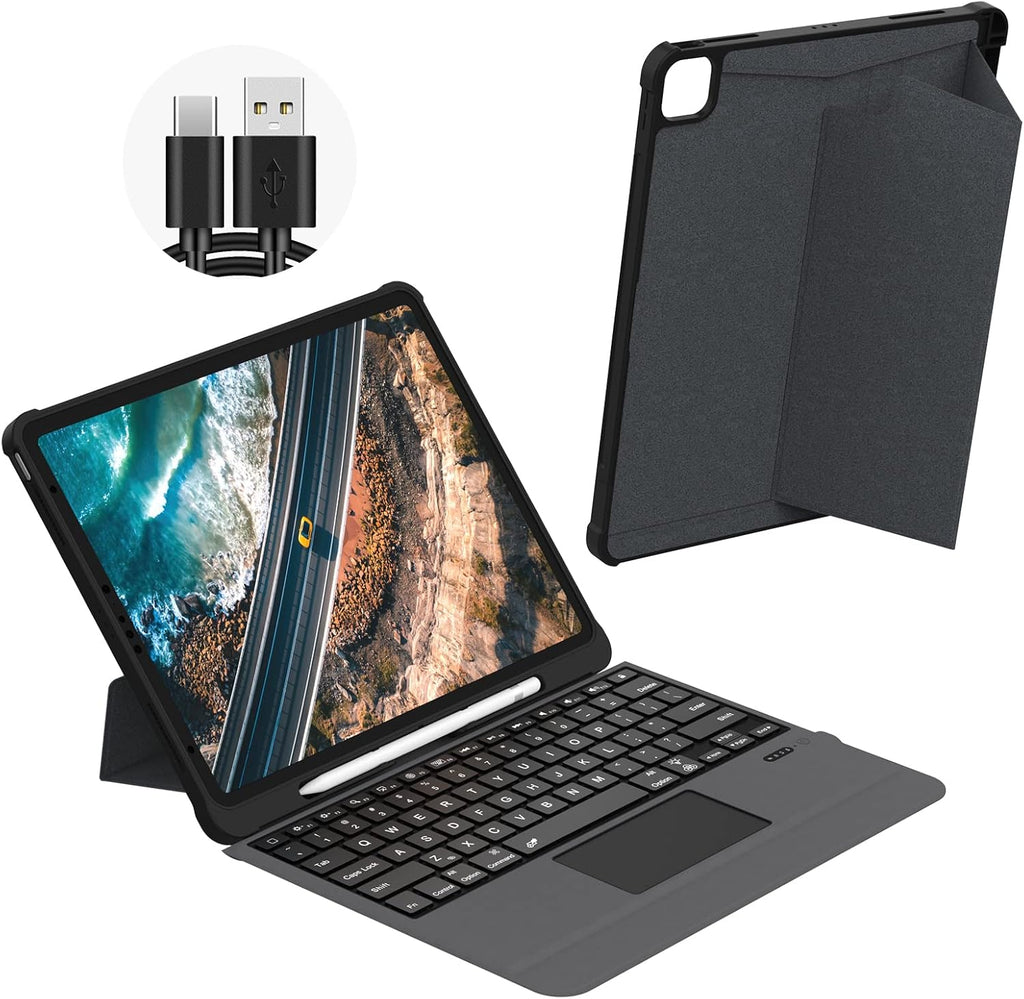 Leather Folio Case with Keyboard for iPad Pro 12.9 inch I8793
