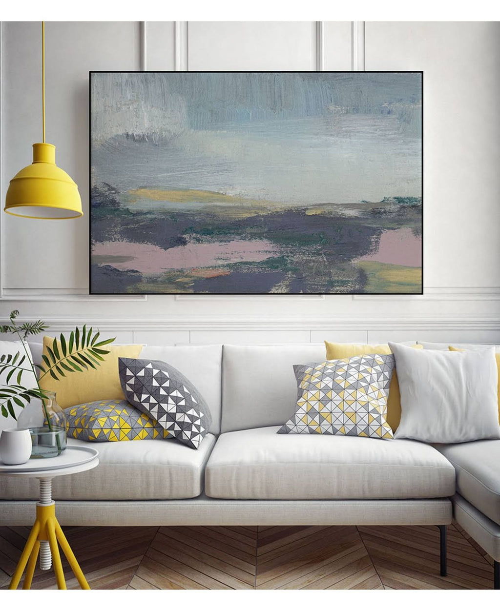 32x22 x 24x22 Framed Canvas J598