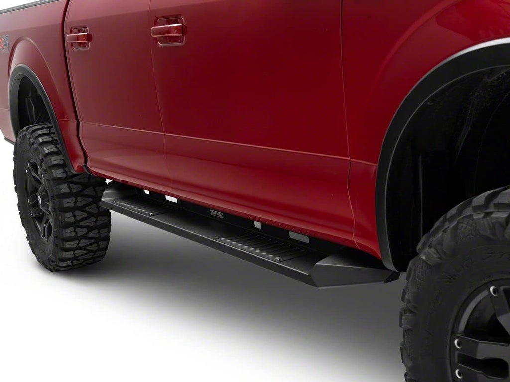 Black Steel Running Boards M525