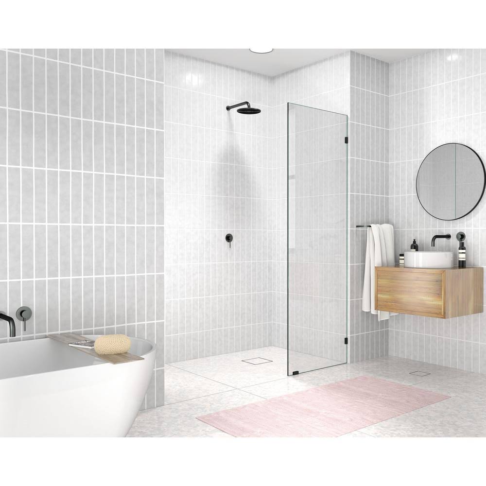 Frameless Fixed Glass Panel Oil Rubbed Bronze O64098