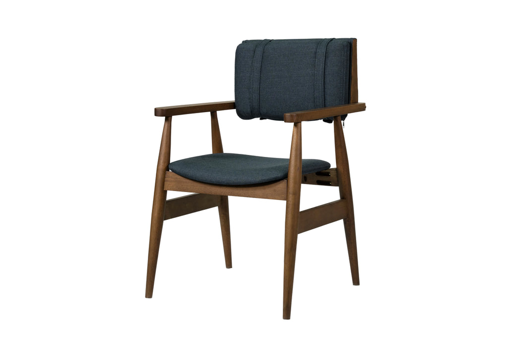 DarkBlue Solid Wood Dining Chairs (Set of 2) K888