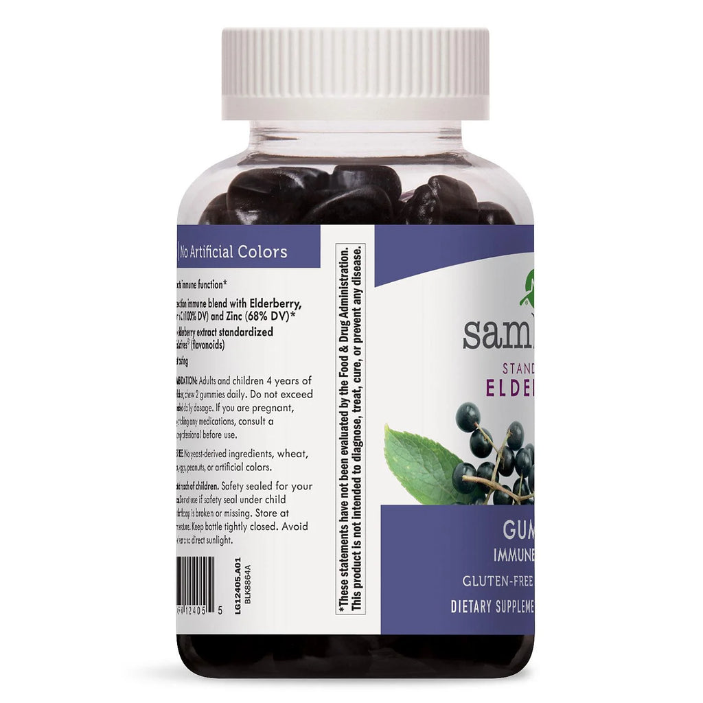 Elderberry Herbal Gummies, Gluten Free (120 Count) P3278