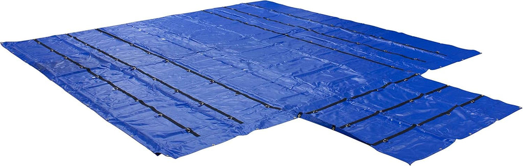 Red Vinyl Flatbed Tarp 20x27 (6' Drop) N7678
