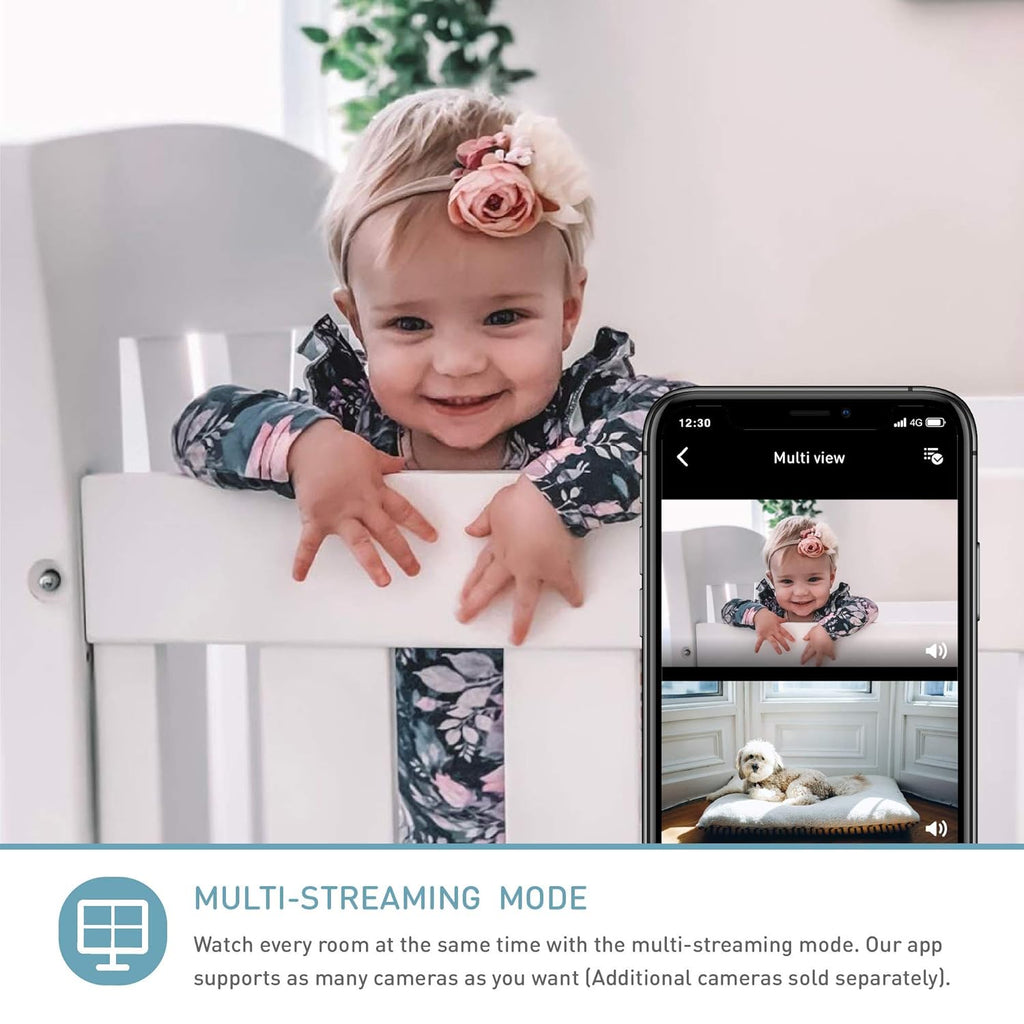 Baby Monitor with Video, Audio and Sleep Tracking I8260