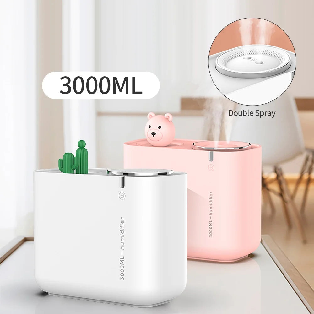 3L Cool Mist Ultrasonic Humidifier D504735