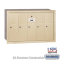 5 Door Sandstone Vertical Mailbox M305441