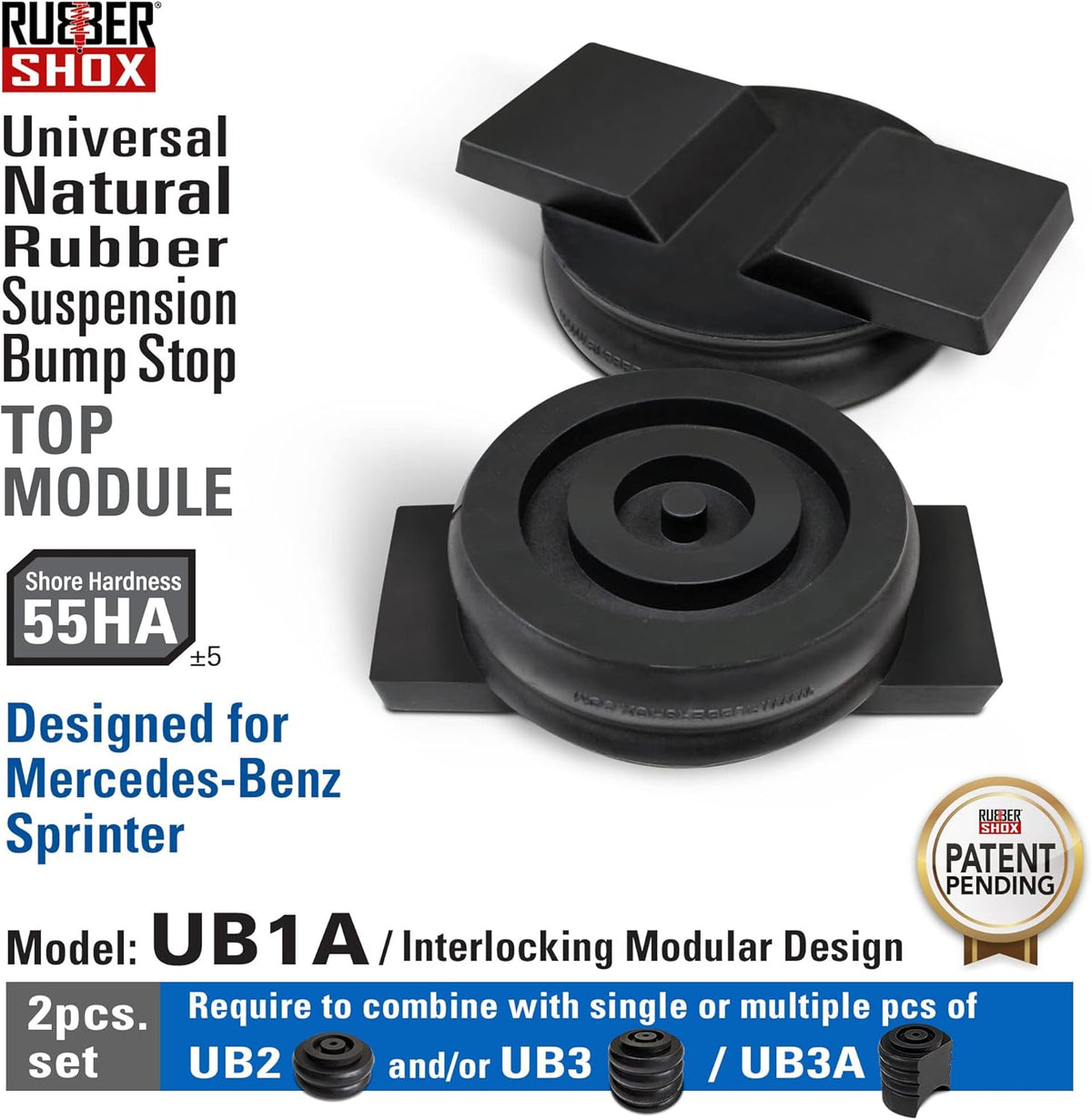Modular Universal Rubber Front Rear Bump Stop for Truck and RV Suspension N67149