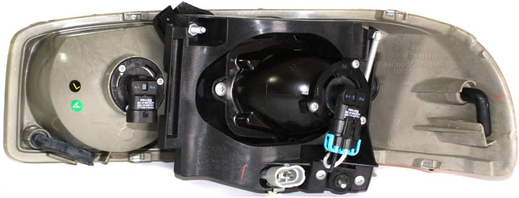 Headlight Assembly Pair for GMC Sierra 1500 1999-2006 J8313