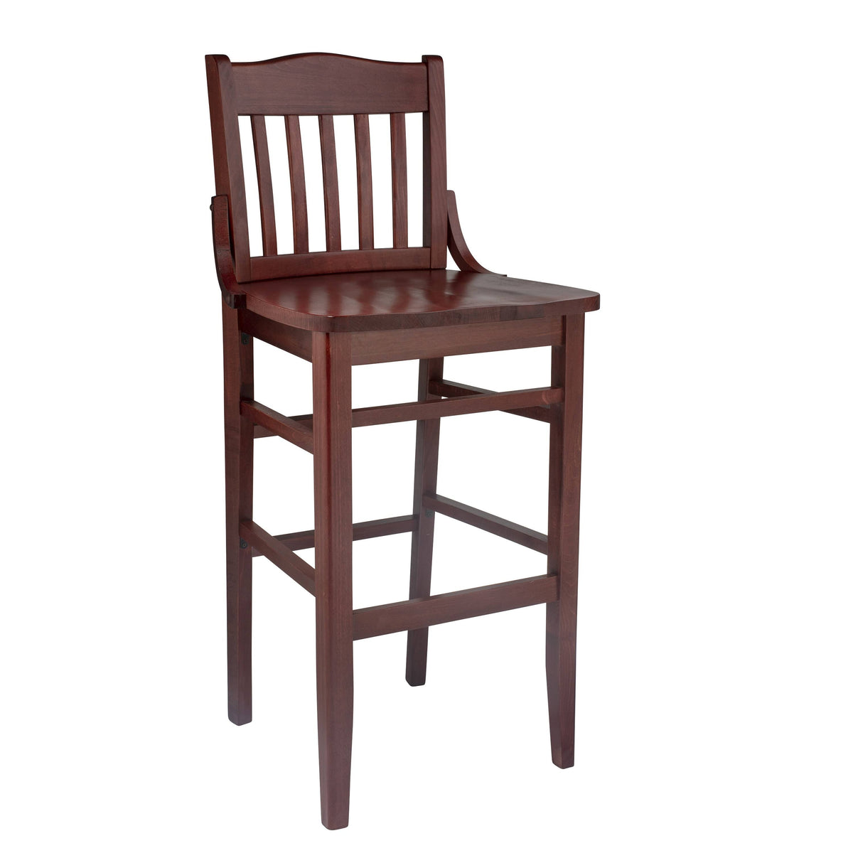 Black Wooden Bar Stool U5133