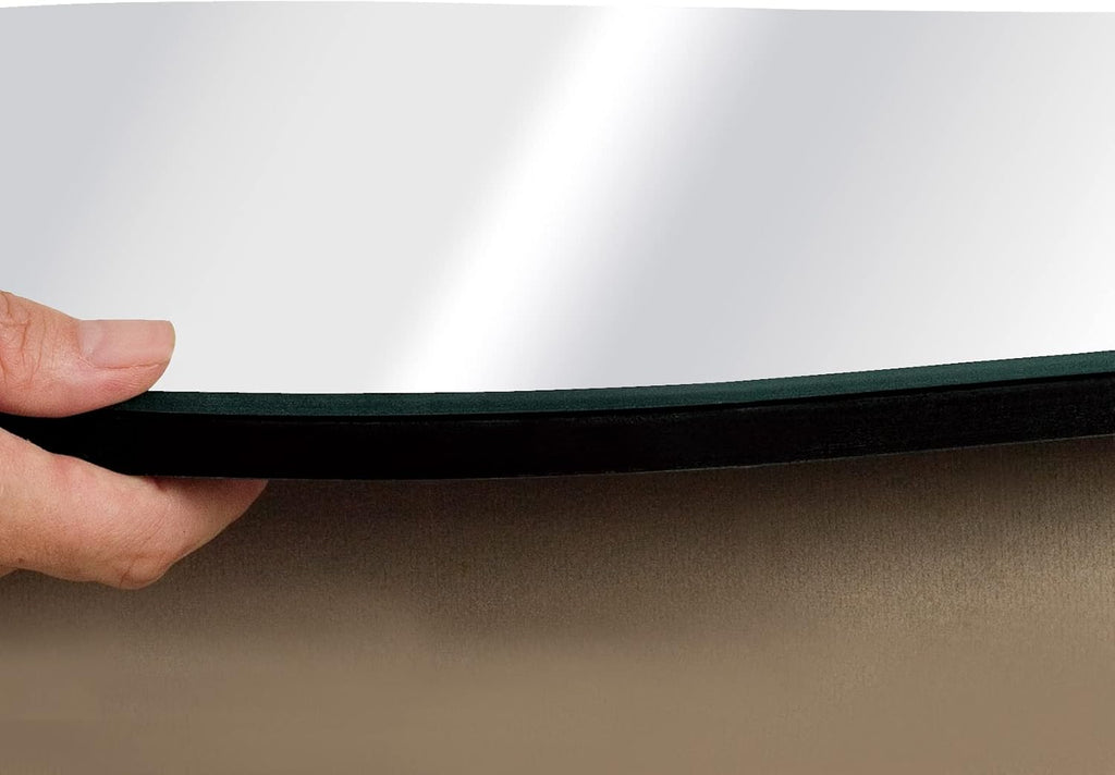 Irregular 20 x 33 Inch Wall Mounted Frameless Mirror J743123