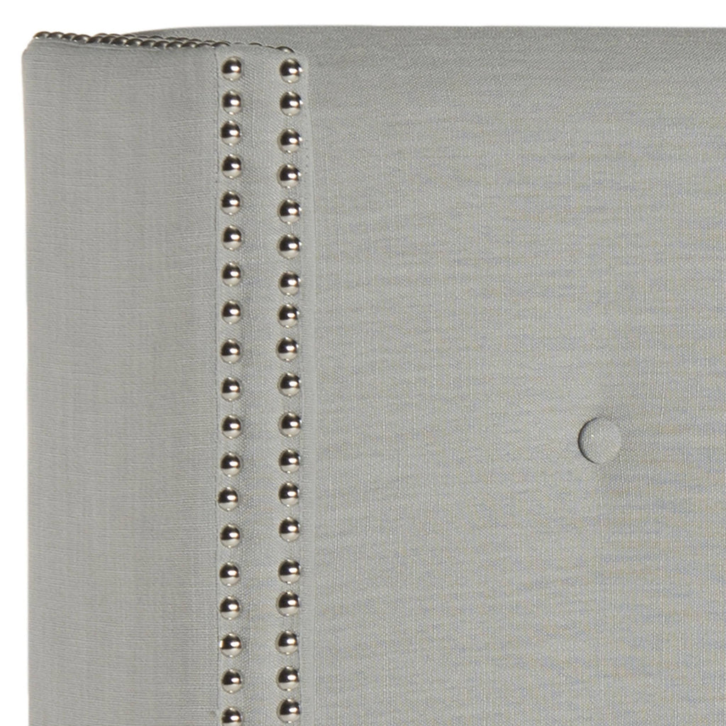 Queen Linen Tufted Winged Headboard O21519