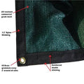 8 x 18 ft. 90 Percent Shade Cloth, Shade Sail - Green C449934