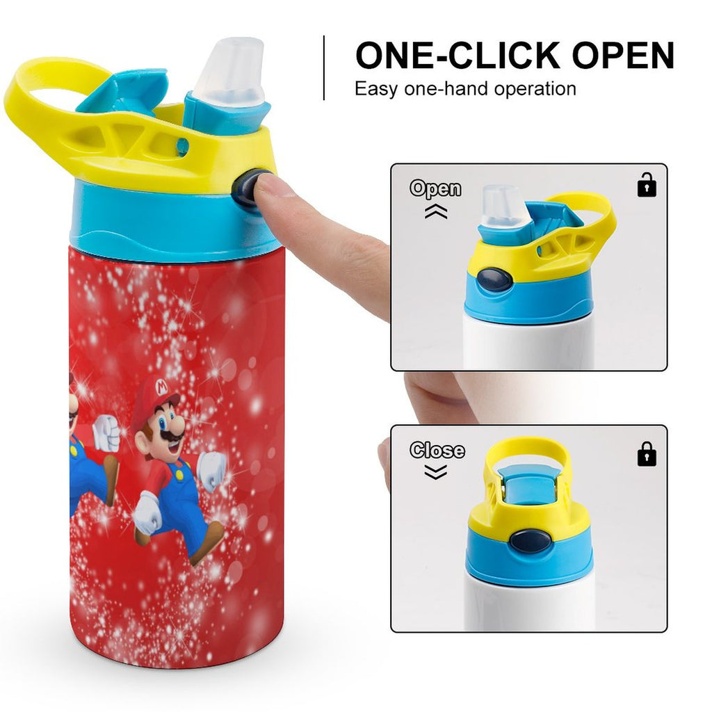 Insulated Stainless Steel Water Bottle with Straw A2505