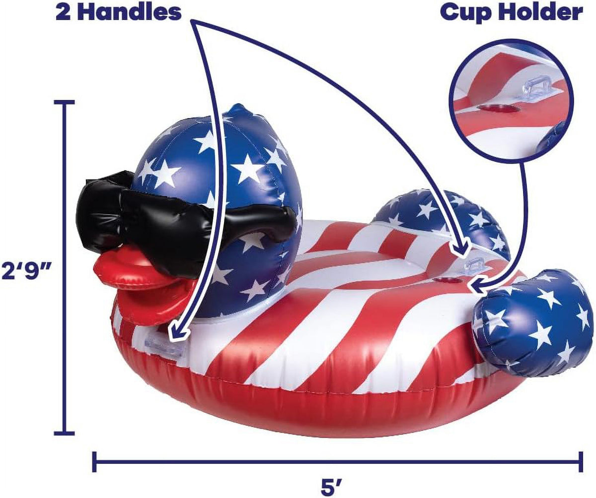 Derby Duck Stars & Stripes Pool Float X21000