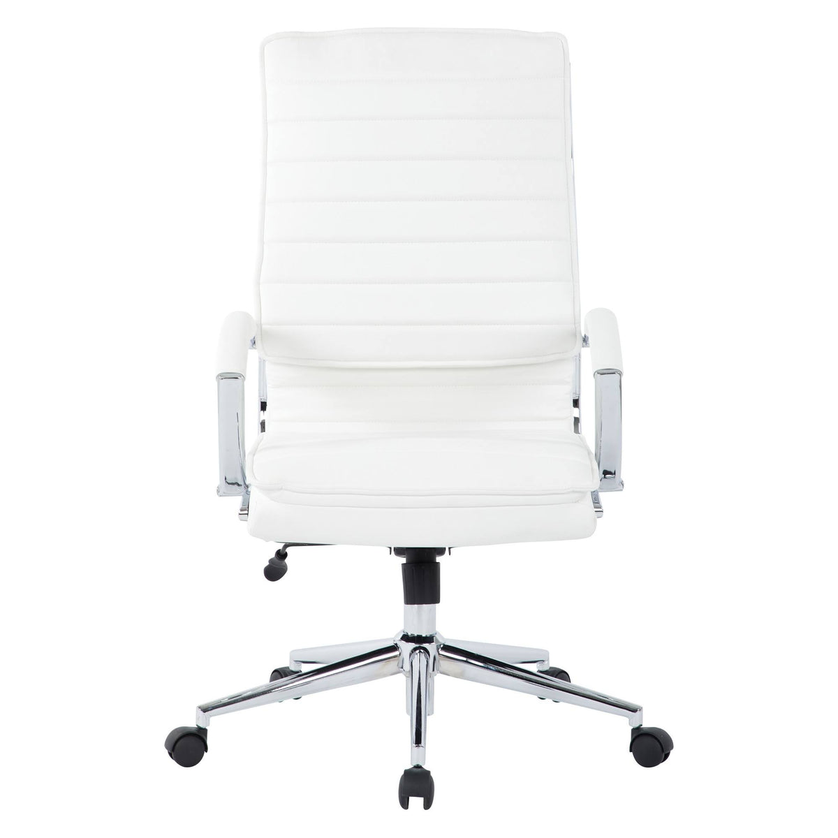 White Faux Leather Office Chair I2950