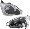 Headlight Assembly Unit Pair for Honda Civic Hatchback J930904