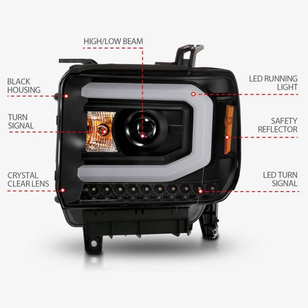 Projector Headlights with Light Bar G33937