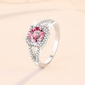 1ct Round Cut Moissanite Engagement Ring S925 Sterling Silver I29557