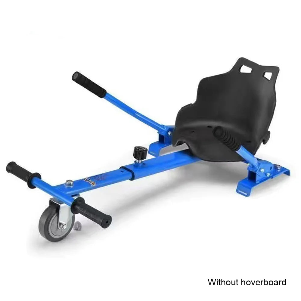 Hoverboard Attachment Adjustable Scooters Hand-Operated Seat Rear Wheel W671