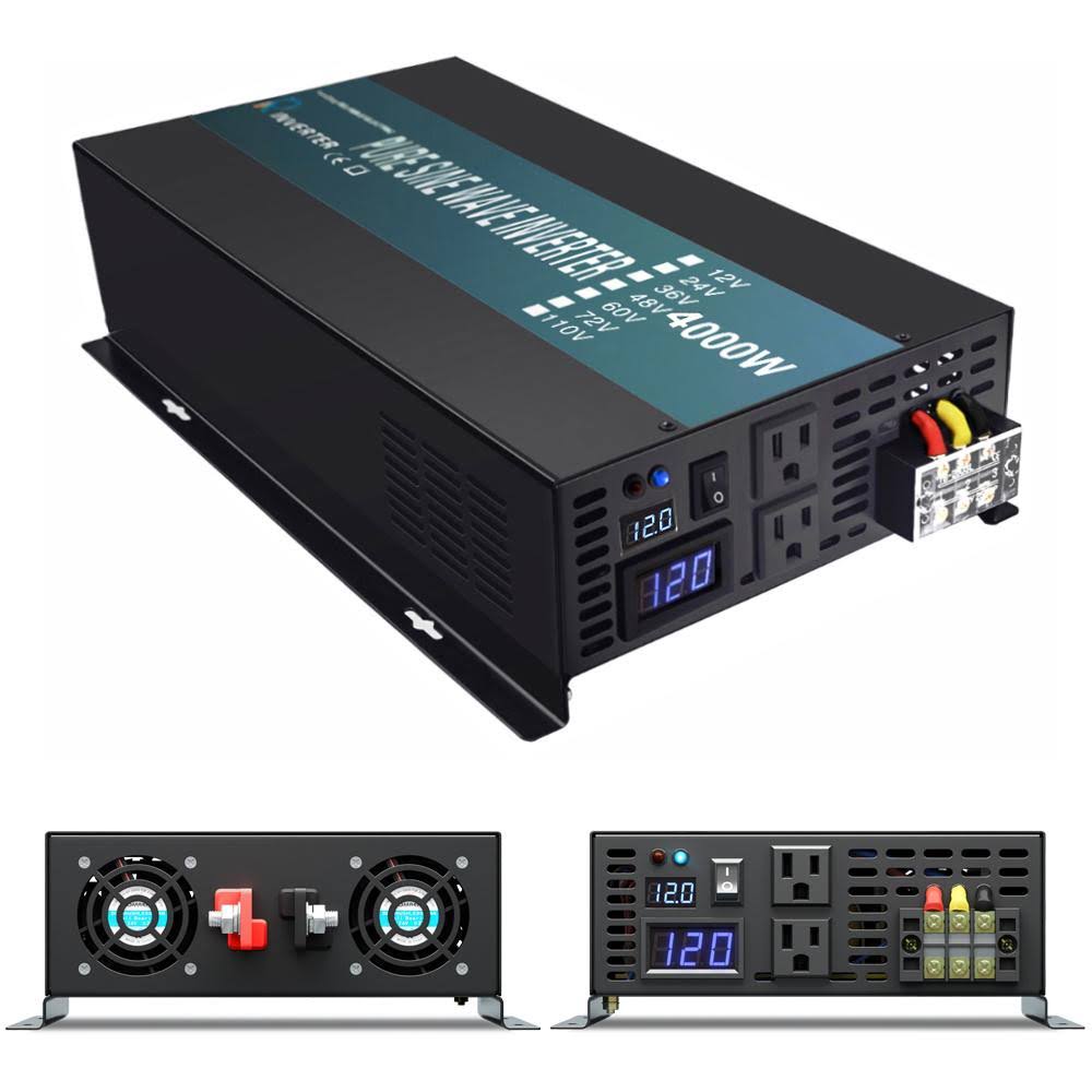 2000W 24V 120V Pure Sine Wave Power Inverter with Remote Control Switch R990