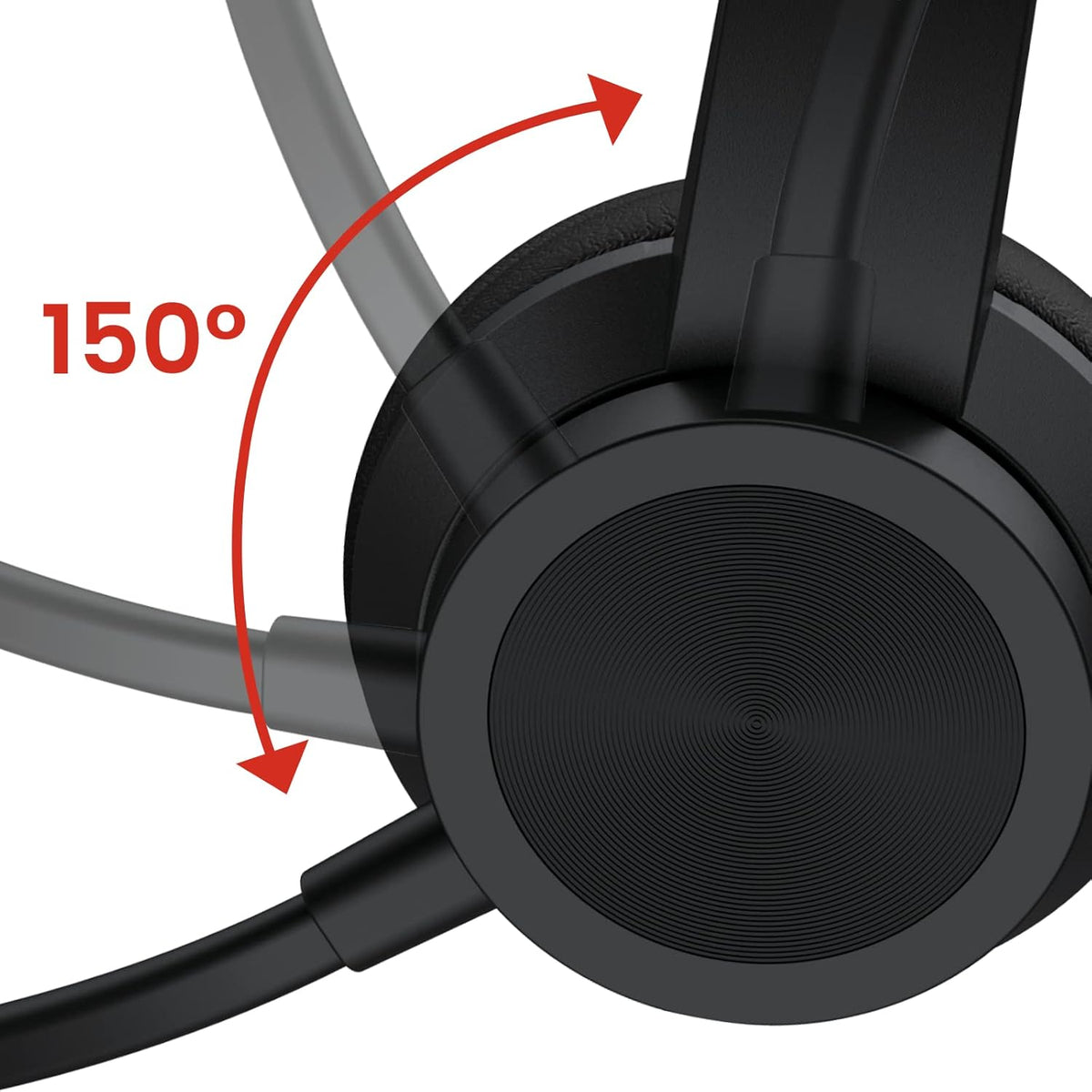 Pack of 2 Wired USB Computer Headset with Microphone W59164