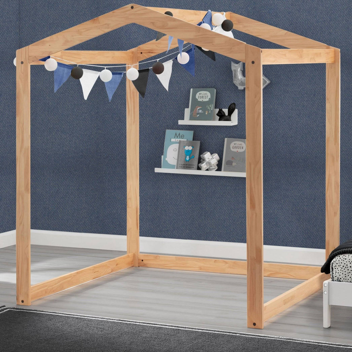 Natural Wood Indoor Playhouse C293