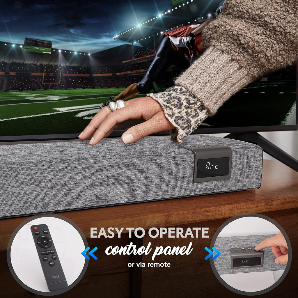 60W 35" Bluetooth Sound Bar with Remote Control Z437