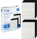 2-Pack HEPA Filters Plus 8 Carbon Replacement Filters J86861