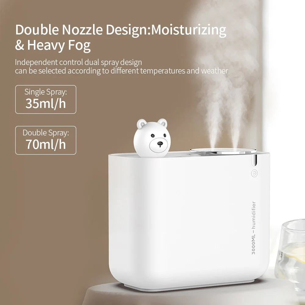 3L Cool Mist Ultrasonic Humidifier D504735