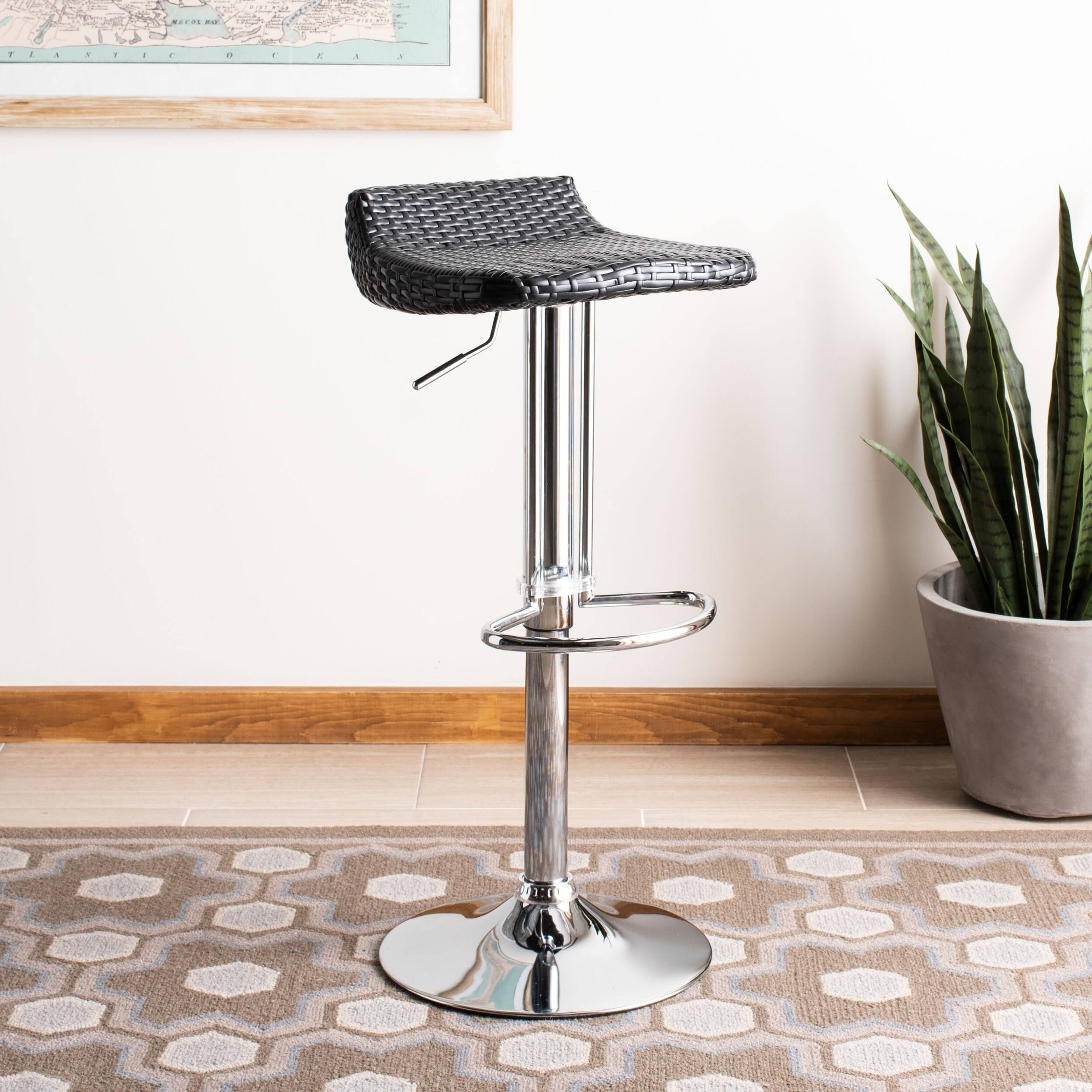 Black Swivel Bar Stool N574199
