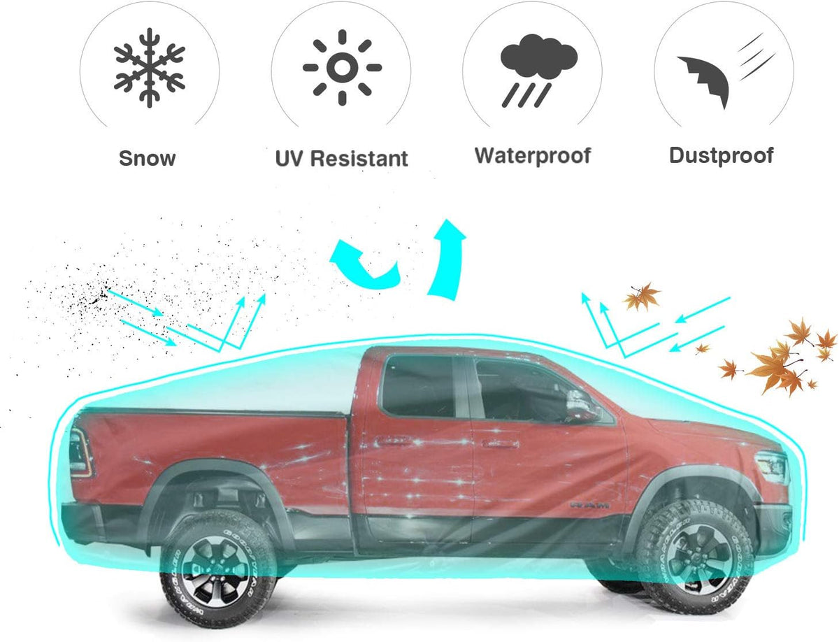 5 Layers Waterproof Breathable Truck Car Cover Q487460