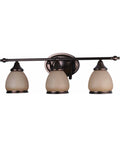 3 Light 30x22 Wide Bathroom Vanity Light Florence Bronze X108539