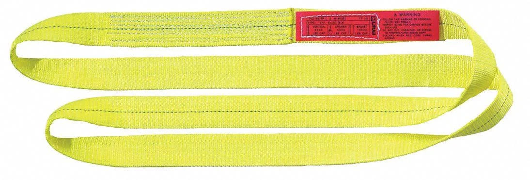 Polyester Web Sling, Type 5, 6 In W, 3 Ft L O856