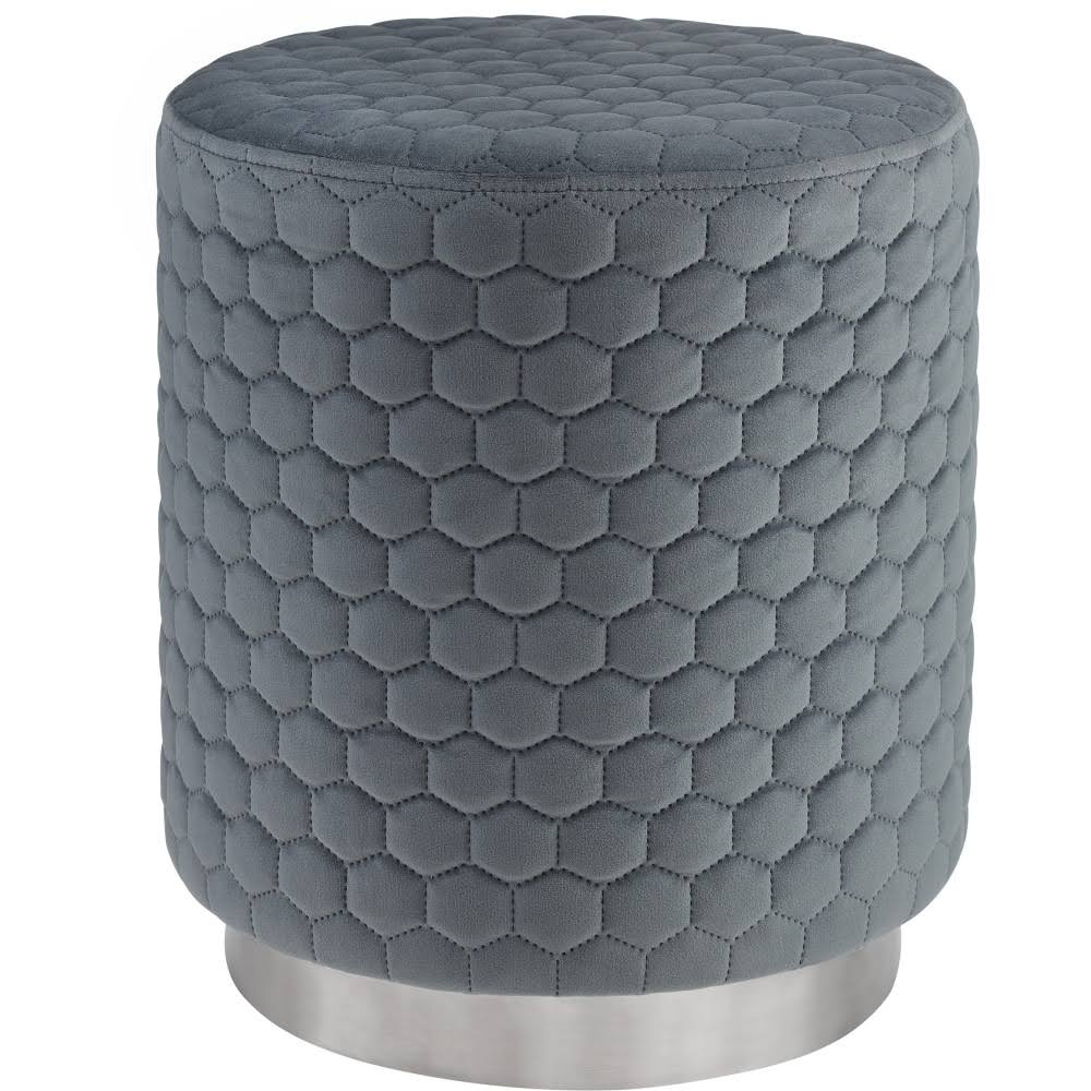 Gray Round Stool O573