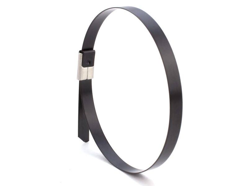 20 inch Plastic Coated Stainless Steel Cable Tie - 100 Pack V900548