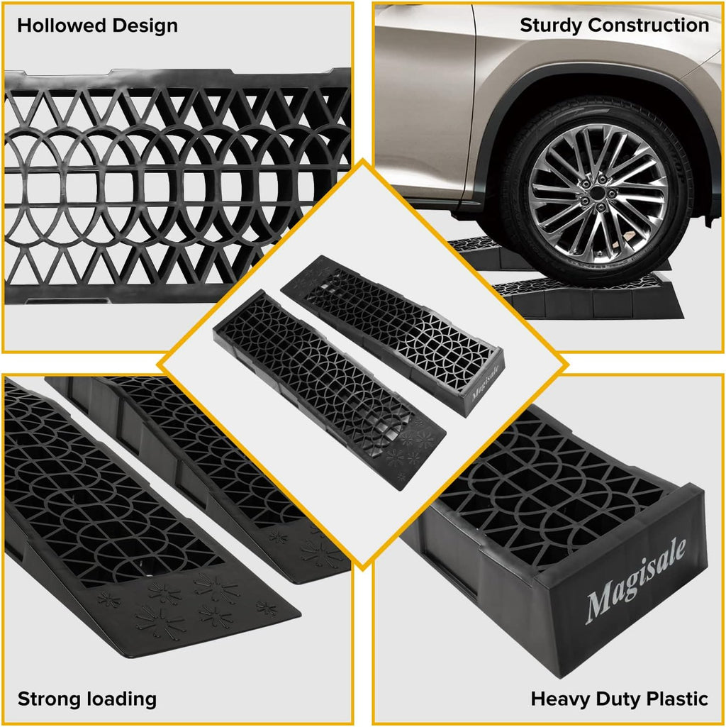 4 Pack Plastic Car Service Ramps C420095