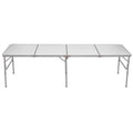 8 ft. Rectangular Aluminum Folding Picnic Table L171250