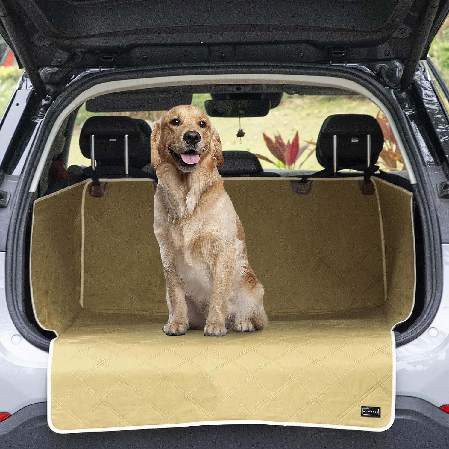 Khaki Pack of 2 SUV Cargo Liner for Dogs R2105